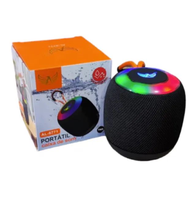 Caixa de Som Portatil 5W Blue A-8771   - Foto 2
