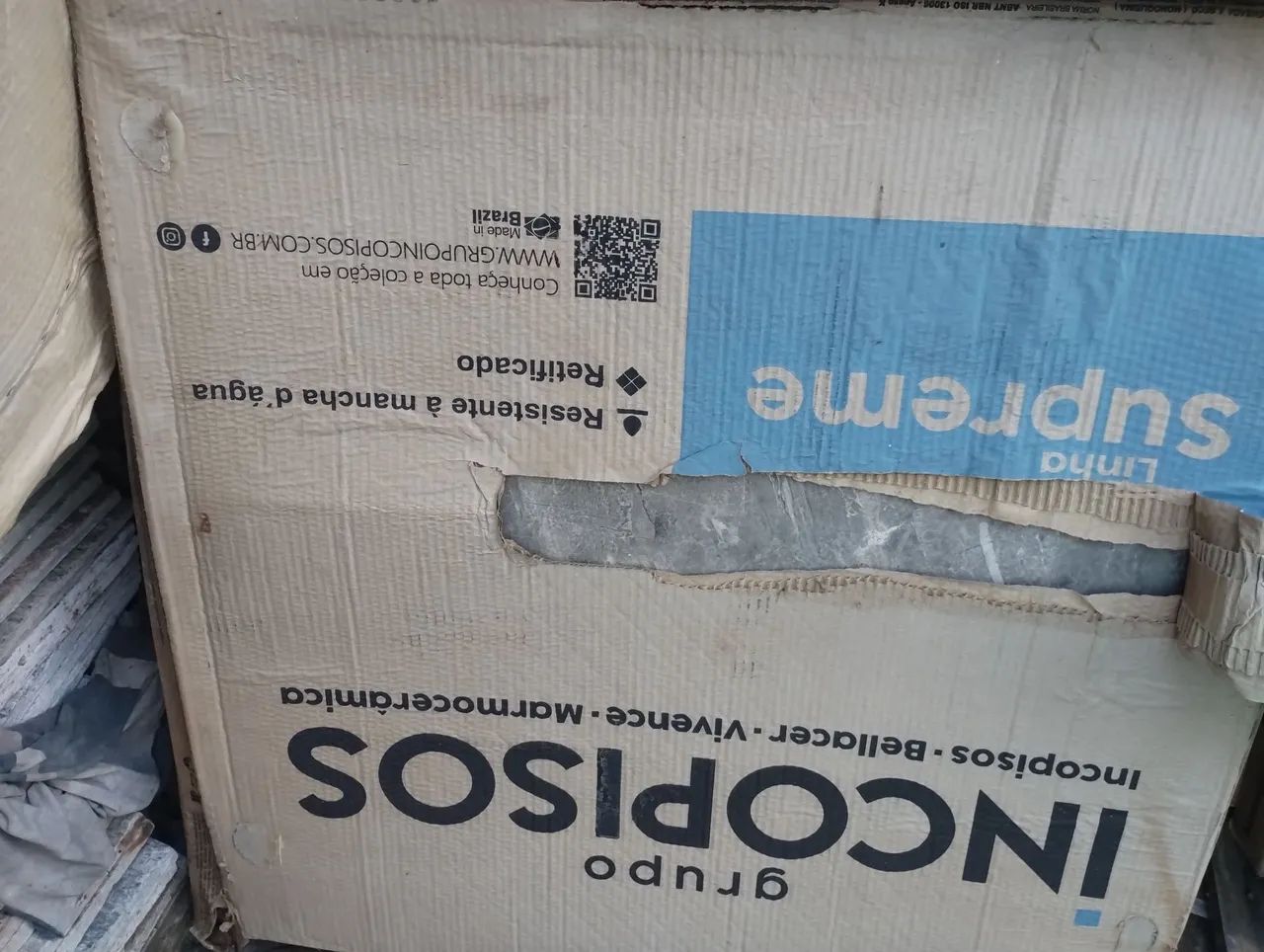 Piso retificado rústico Logan Stone 75.5x75.5 incopisos  - Foto 4