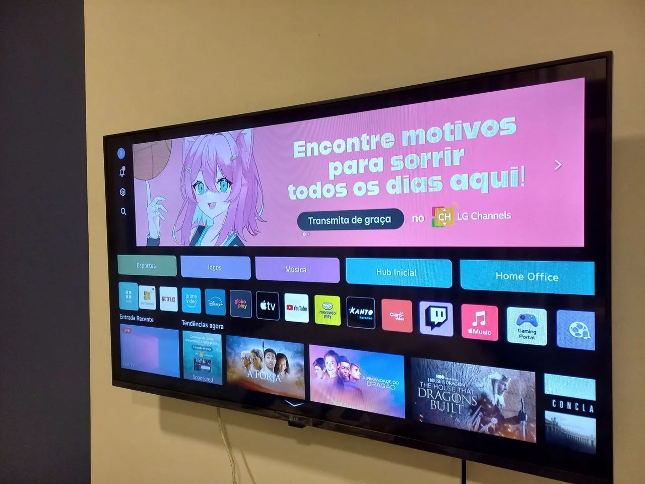 SMART TV LG 32 - Menos de 3 meses de uso - Foto 4