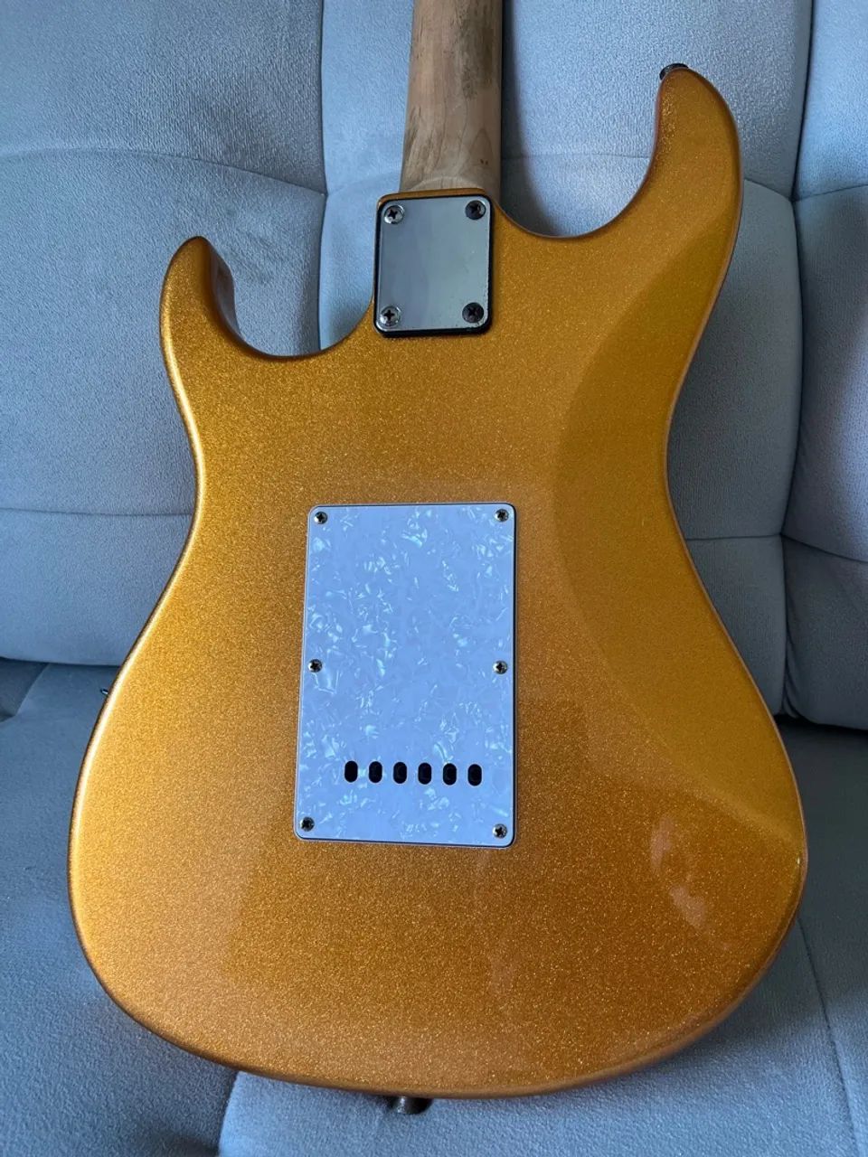 Guitarra Tagima TG 520 Metallic Gold - Regulada - Foto 4