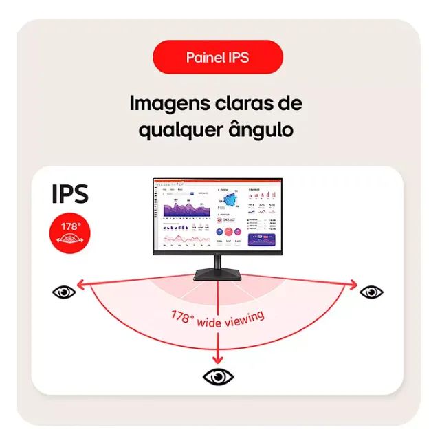 Monitor novo, lacrado, LG 24, Ips, Full Hd, 100hz, com garantia! - Foto 4