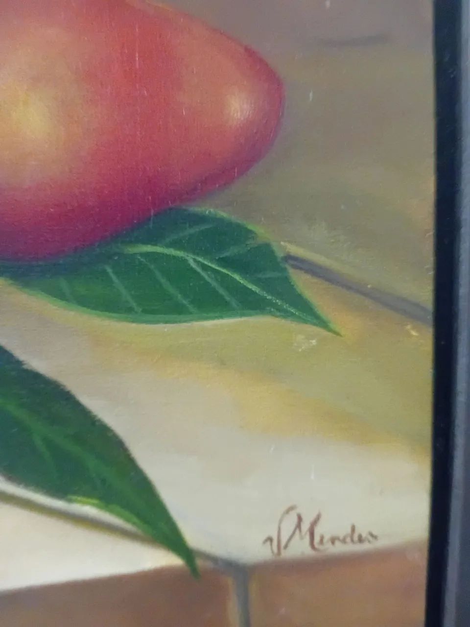 QUADRO ANOS 80 - ÓLEO EM TELA - Foto 5