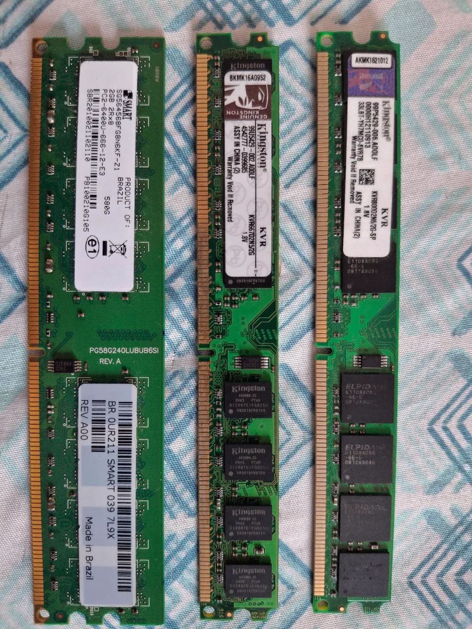 Ram Kingston Ddr2 Kingston Akmk1621012 DIMM Kingston 2GB PC RAM