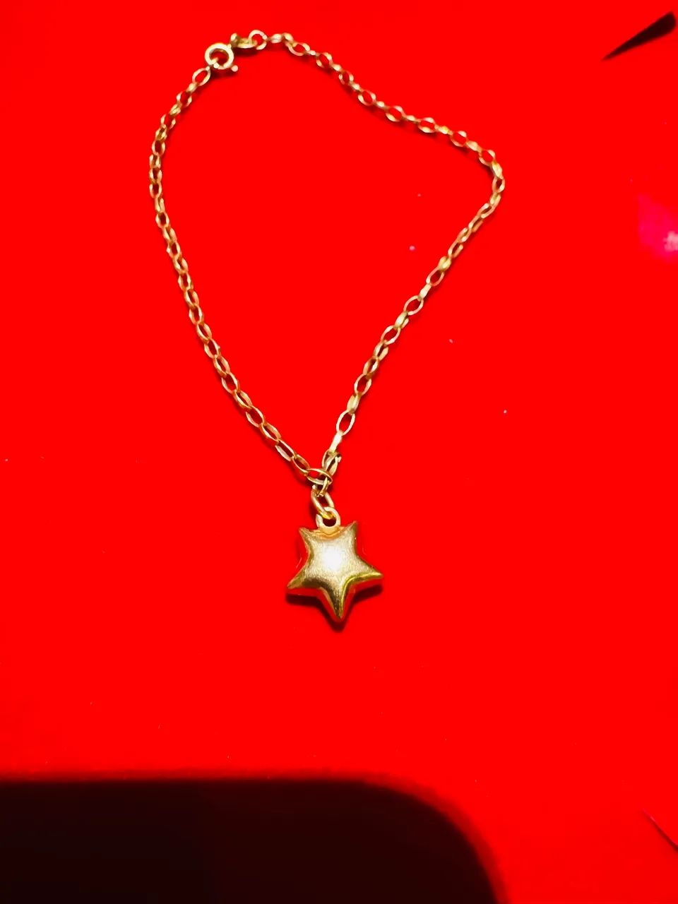 Pulseira em ouro com pingente estrela  - Foto 2
