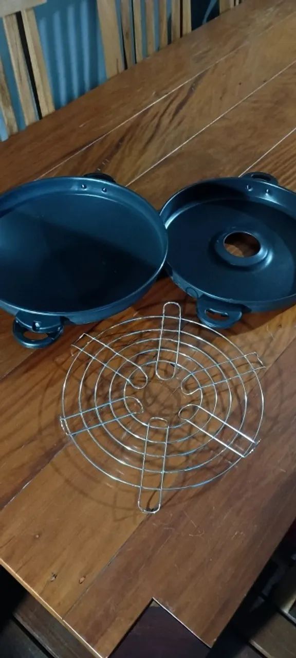 Panela Grill 30 para boca de fogão PANELUX (Usado) - Foto 2