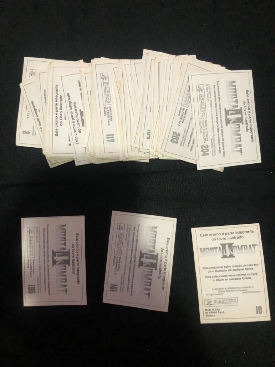 Lote 120 Figurinhas Mortal Kombat II Panini Sem Repetição  - Foto 2