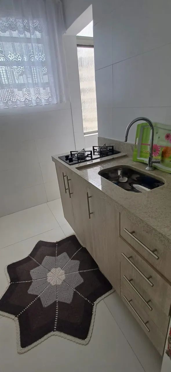 Oportunidade! Apartamento com 1 quarto todo reformado frente a praia em Centro - São Vicen - Foto 5