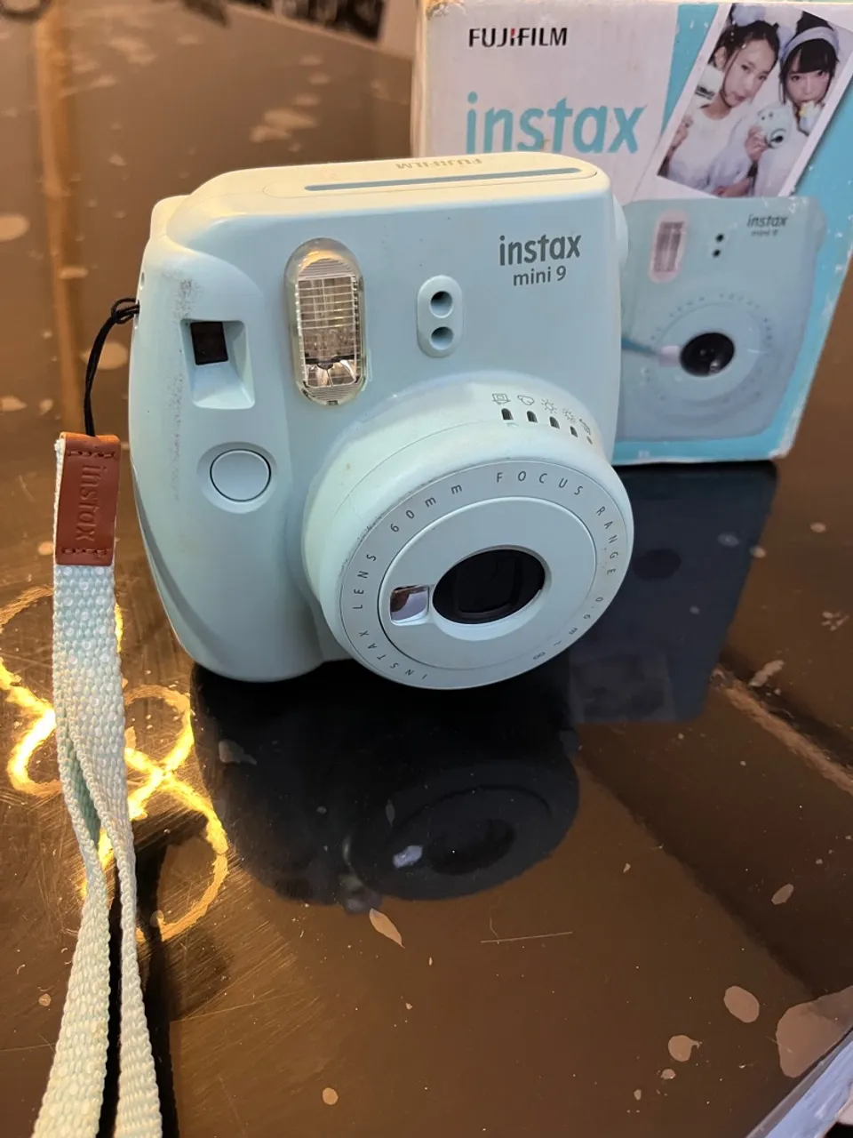 Câmera Instax Mini 9 - Azul Tiffany