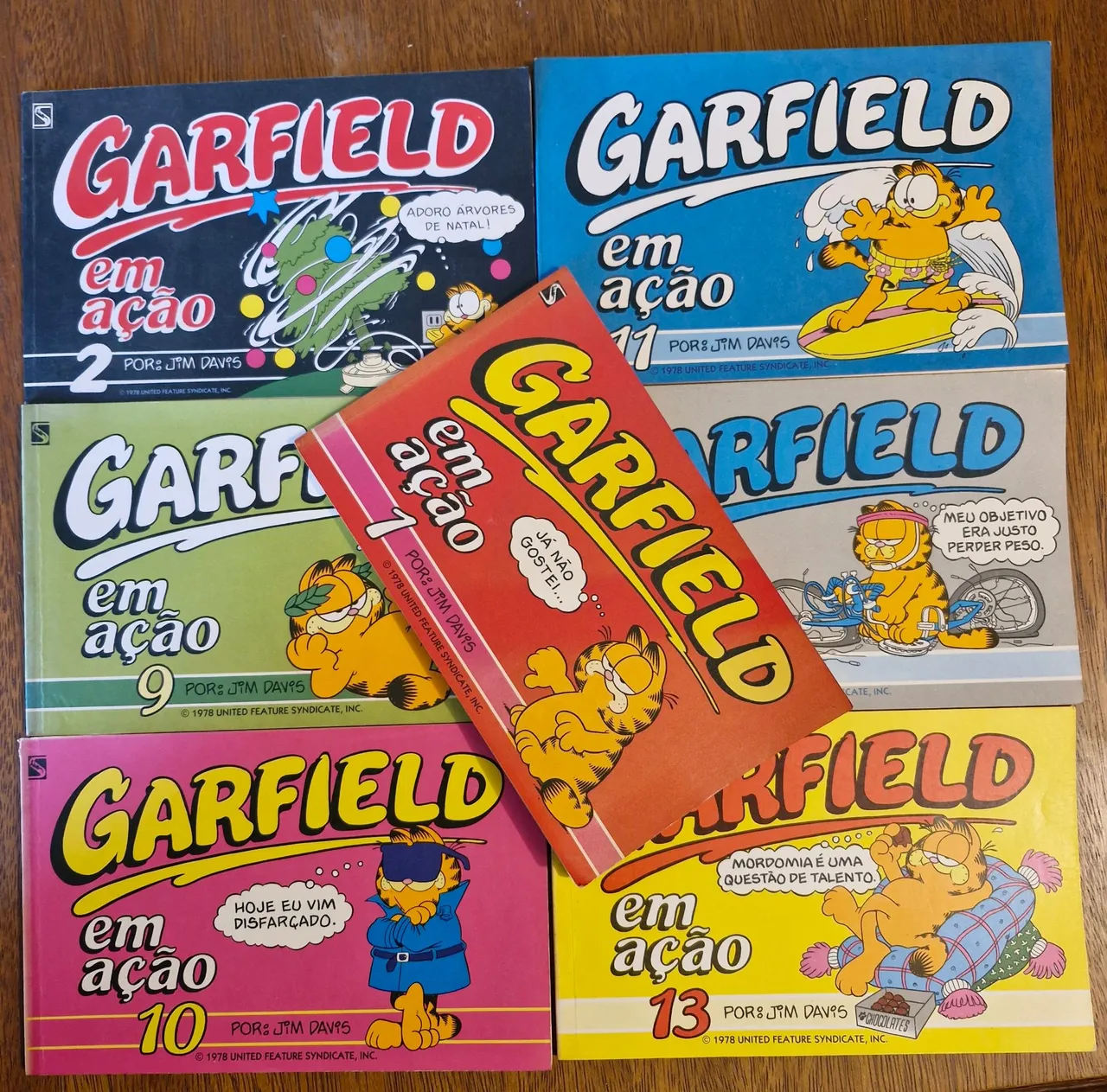 Coleção de Revistas Garfield em Ação - 10 Edições
