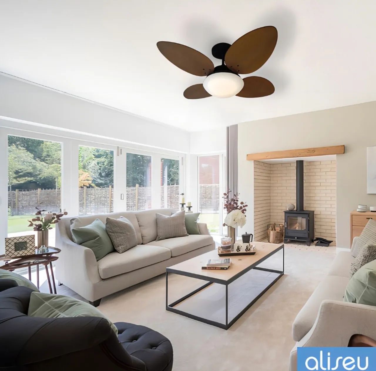 Ventilador de Teto 4 Pás - Design Moderno - Foto 4