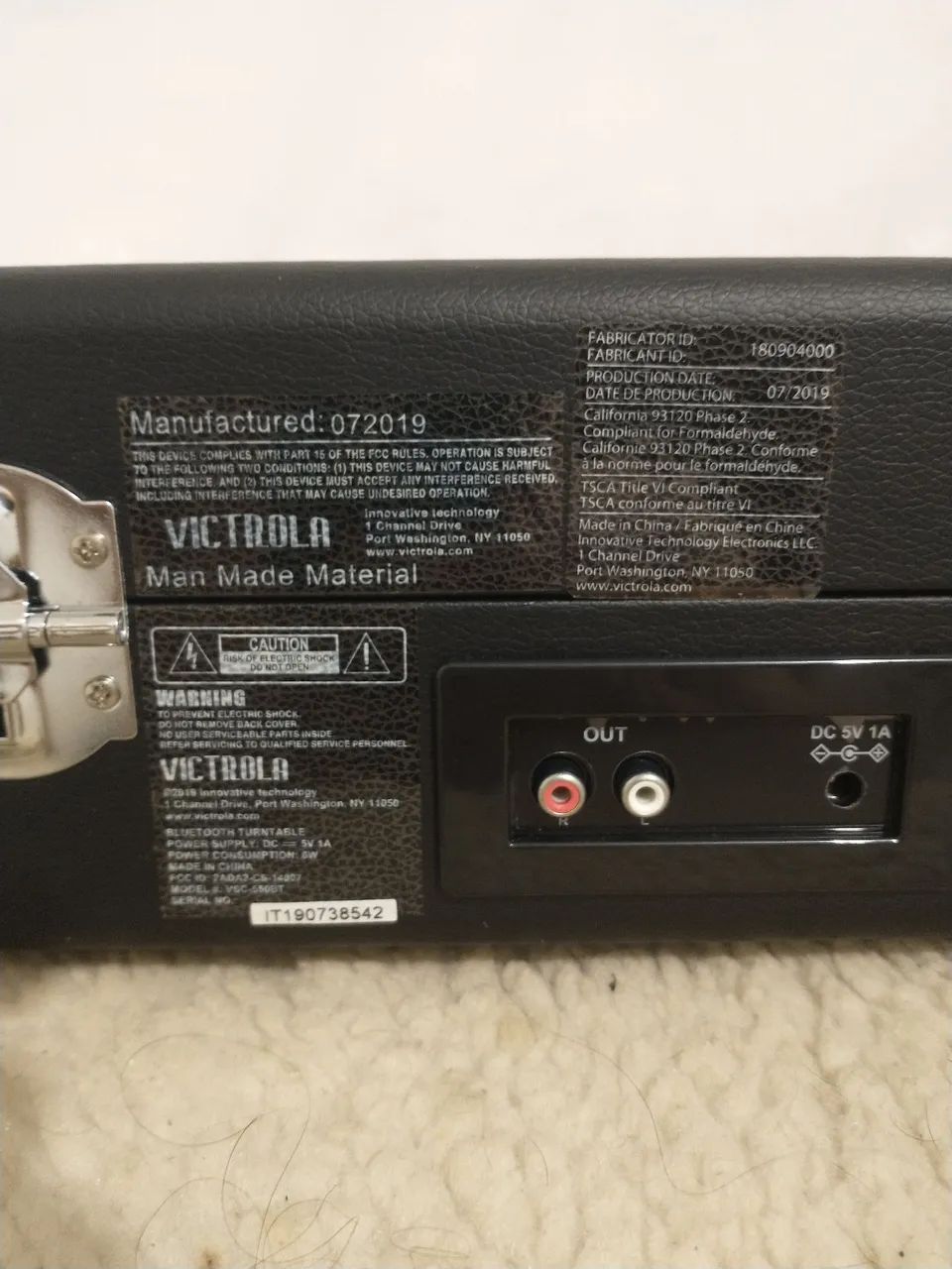 Vitrola Toca-discos Maleta Victrola - com Bluetooth - Foto 4