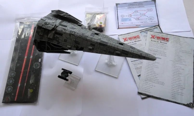 star wars x wing imperial raider galapagos portugues completo sem caixa veja