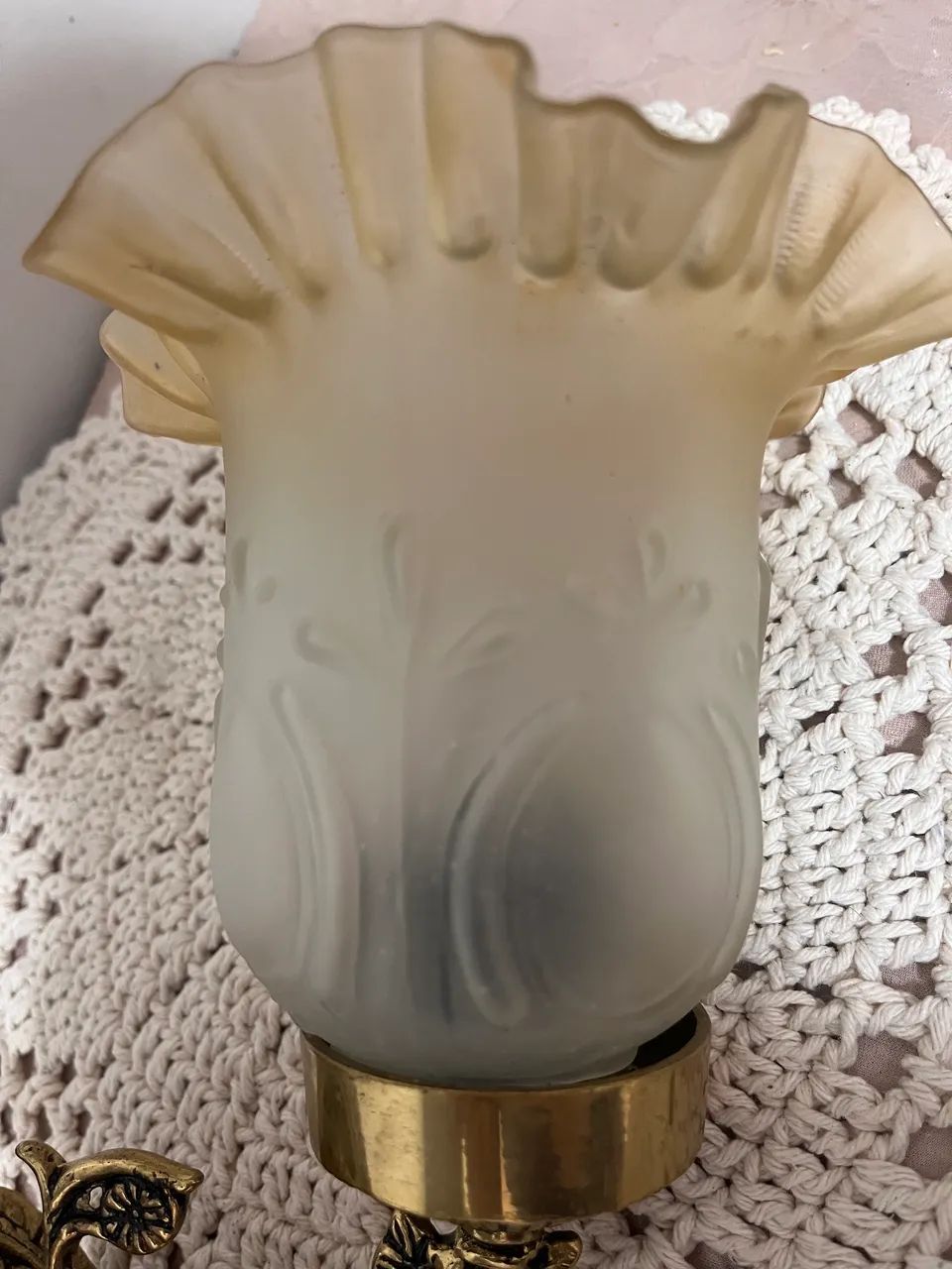 Antigo lustre pendente.