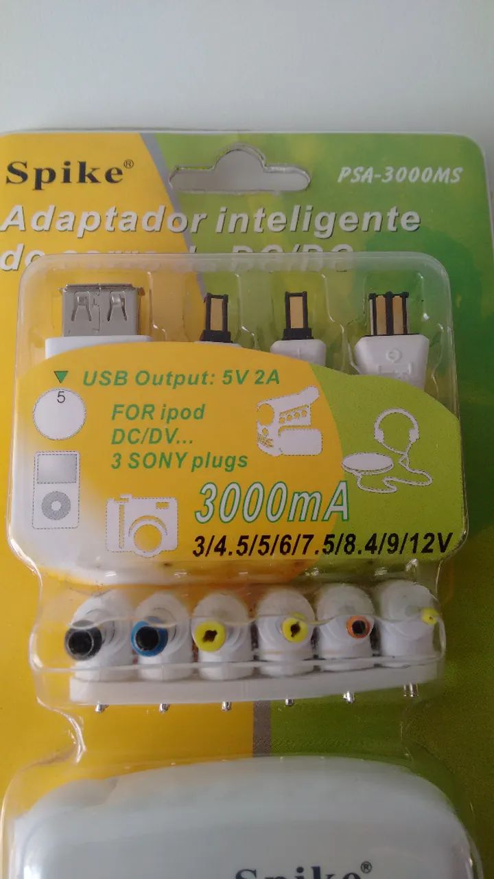 Adaptador inteligente de carro para celular e outras funções.  Marca Spike,  modelo PSA-30 - Foto 4