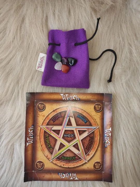Jogo de Tabuleiro oráculo Witch. Brinde revista witch. As bruxinhas witch. 