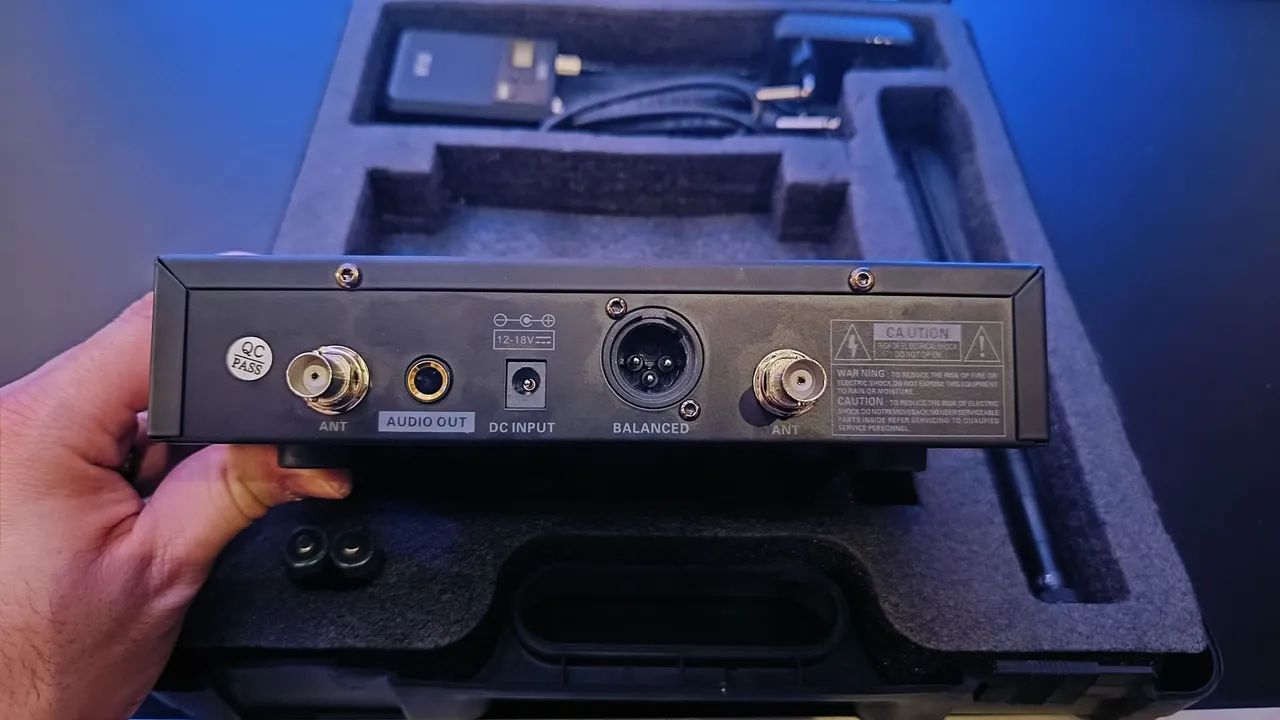 Microfone Headset Sem Fio Dylan D9003s ( Frequência Homologada Anatel 640-690MHz ) - Foto 5