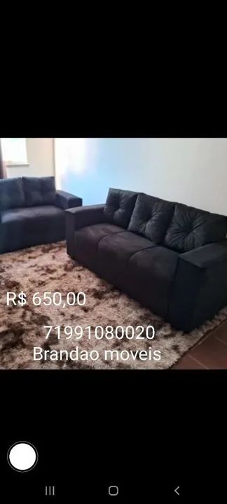 Cama casal top pillow R$ 550,00  altura 59  com os pés essa tem dois colchoes duas espumas - Foto 5