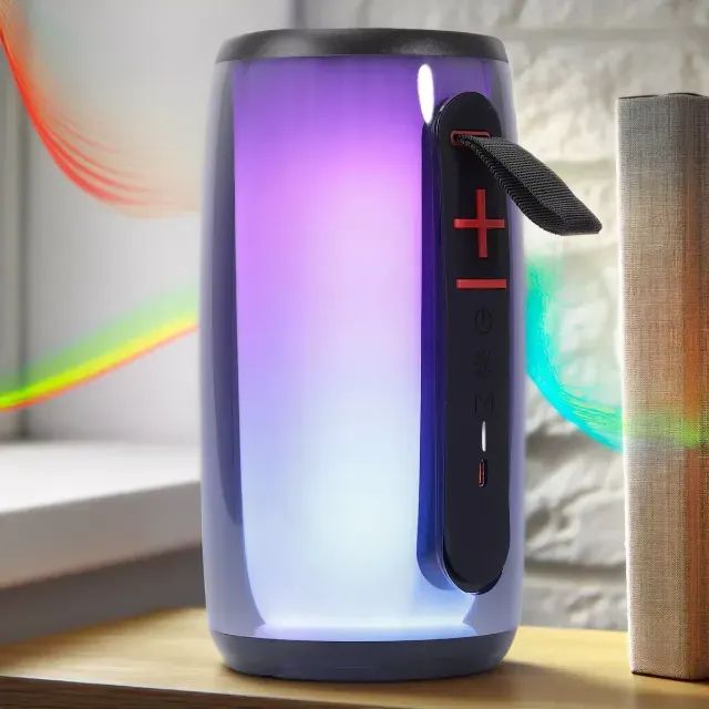 Caixa D Som Bluetooth Potente !2 Horas Duração Cor Preto
