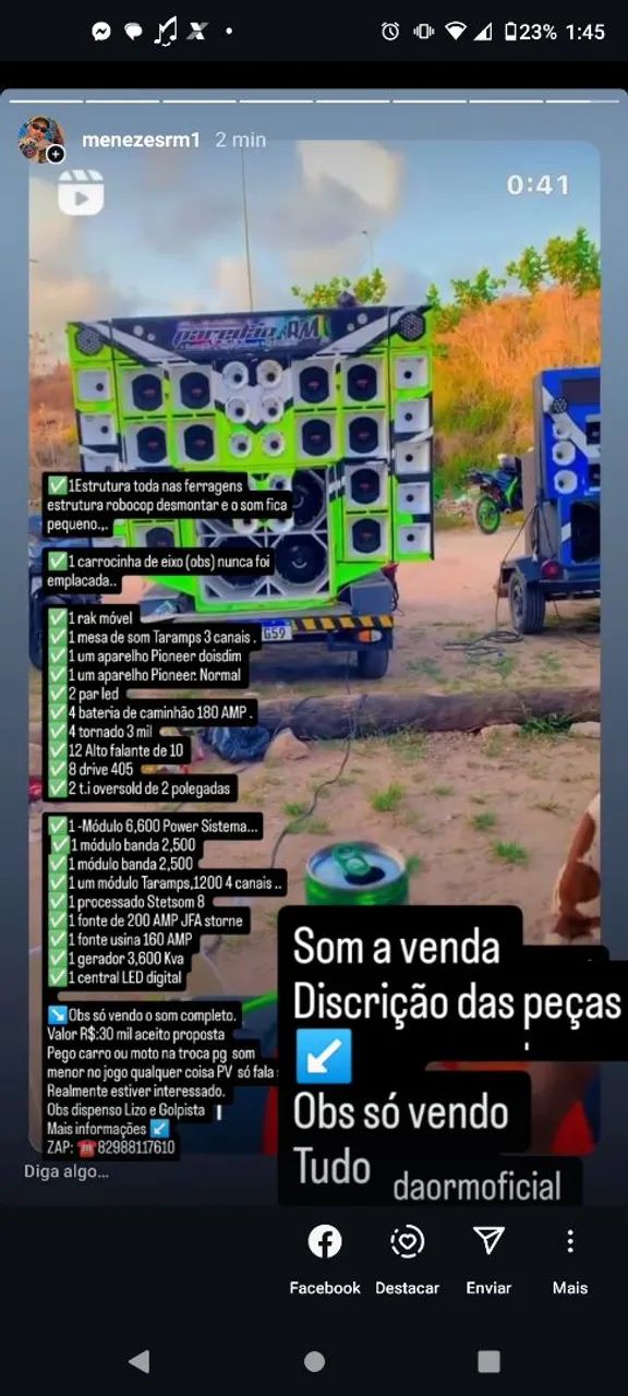 Vendo Lindo Paredão de som obs leia a discrição  - Foto 4