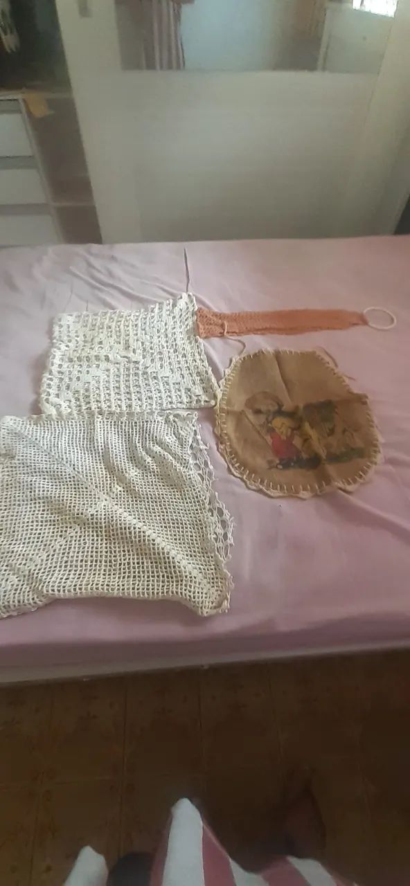 toalhas  de  mesa de crochê - Foto 4