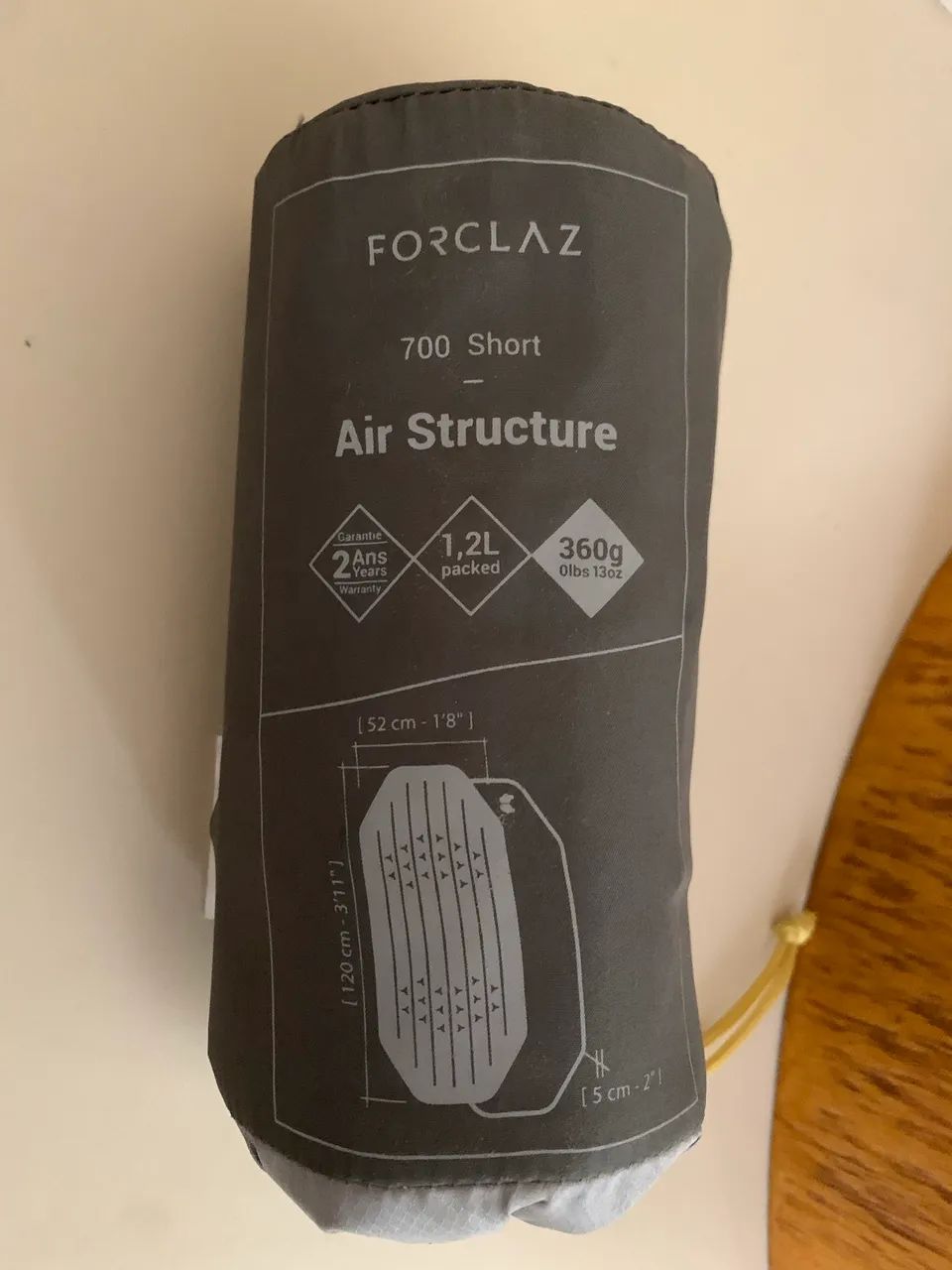 Isolante térmico inflável Forclaz 700 Short 
