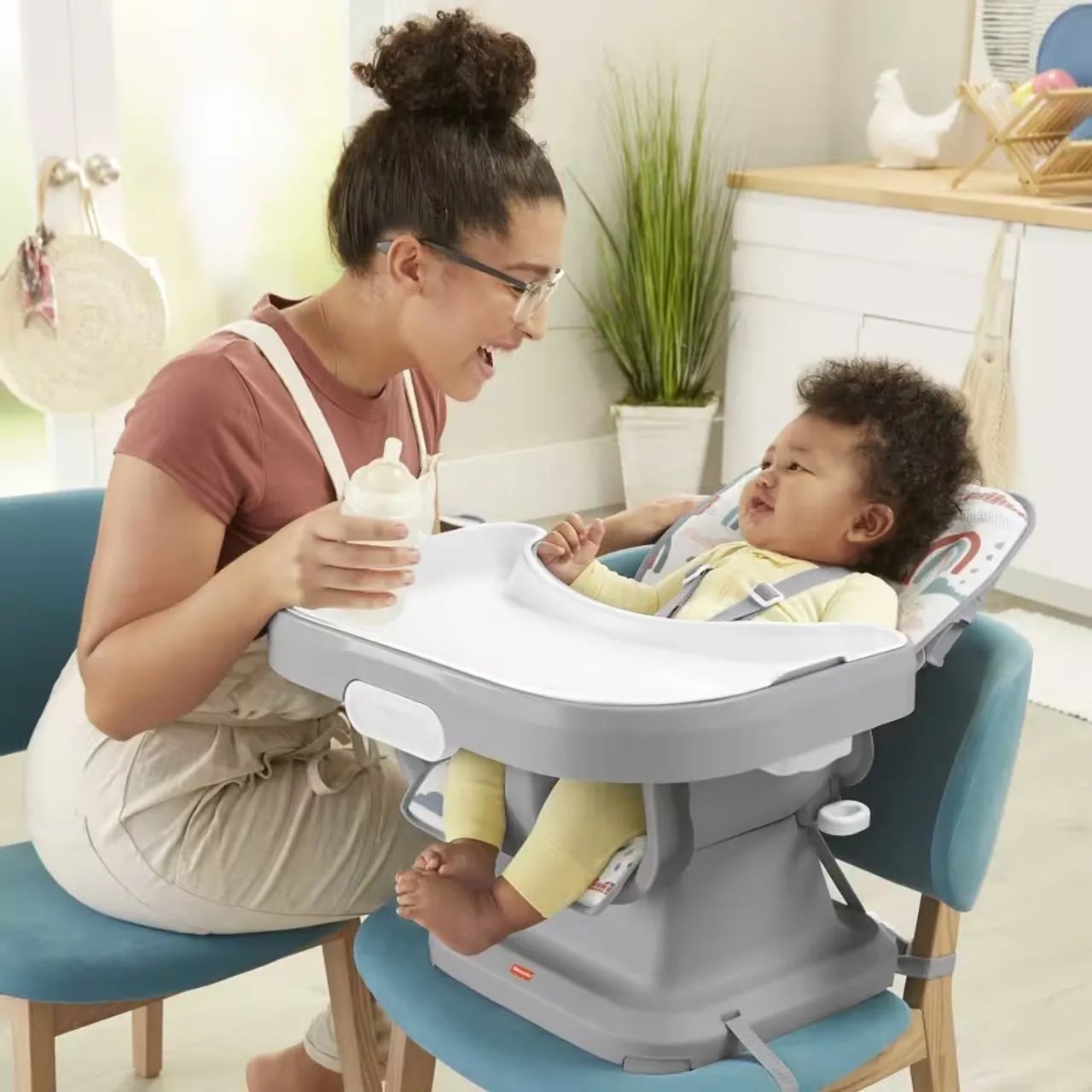 Cadeirinha para Bebês Alimentação Compacta e Portátil - Foto 4