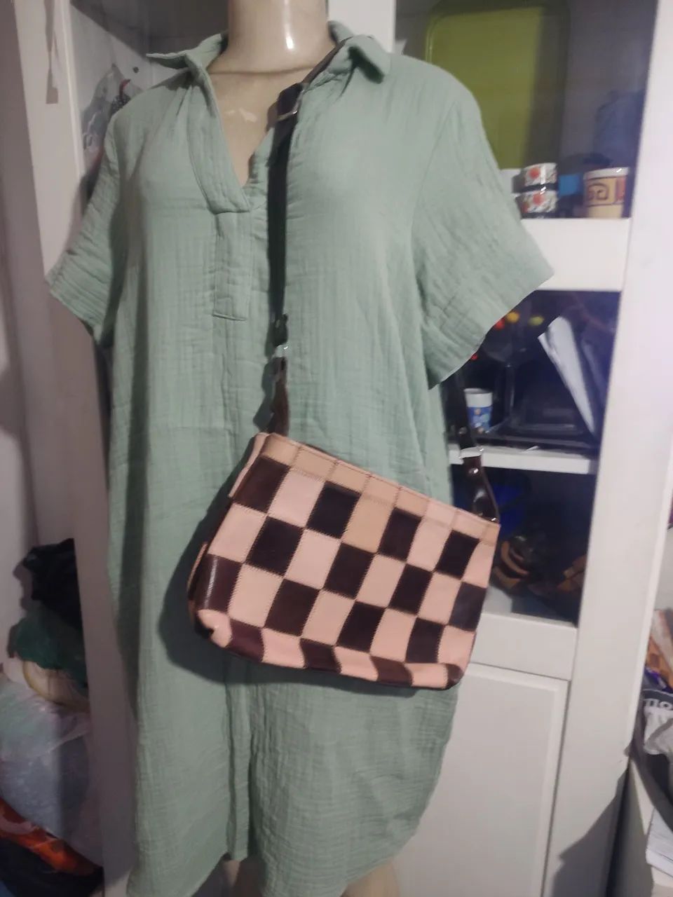 Bolsa couro tiracolo  - Foto 4