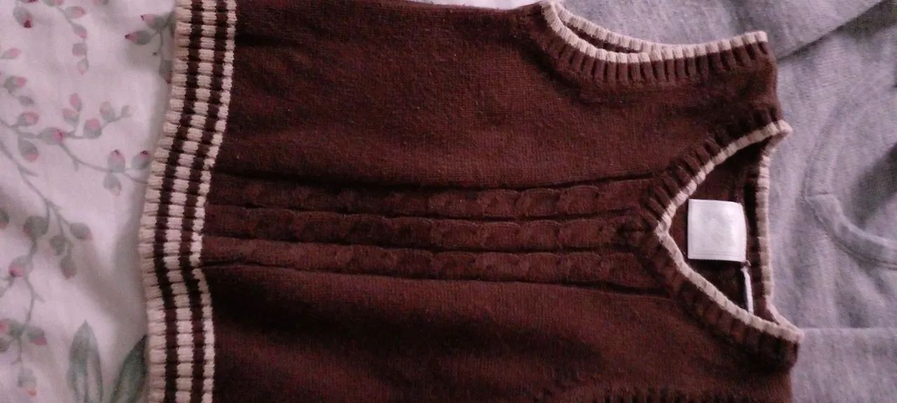 Blusa colete e calça jeans tamanho 2 - Foto 5