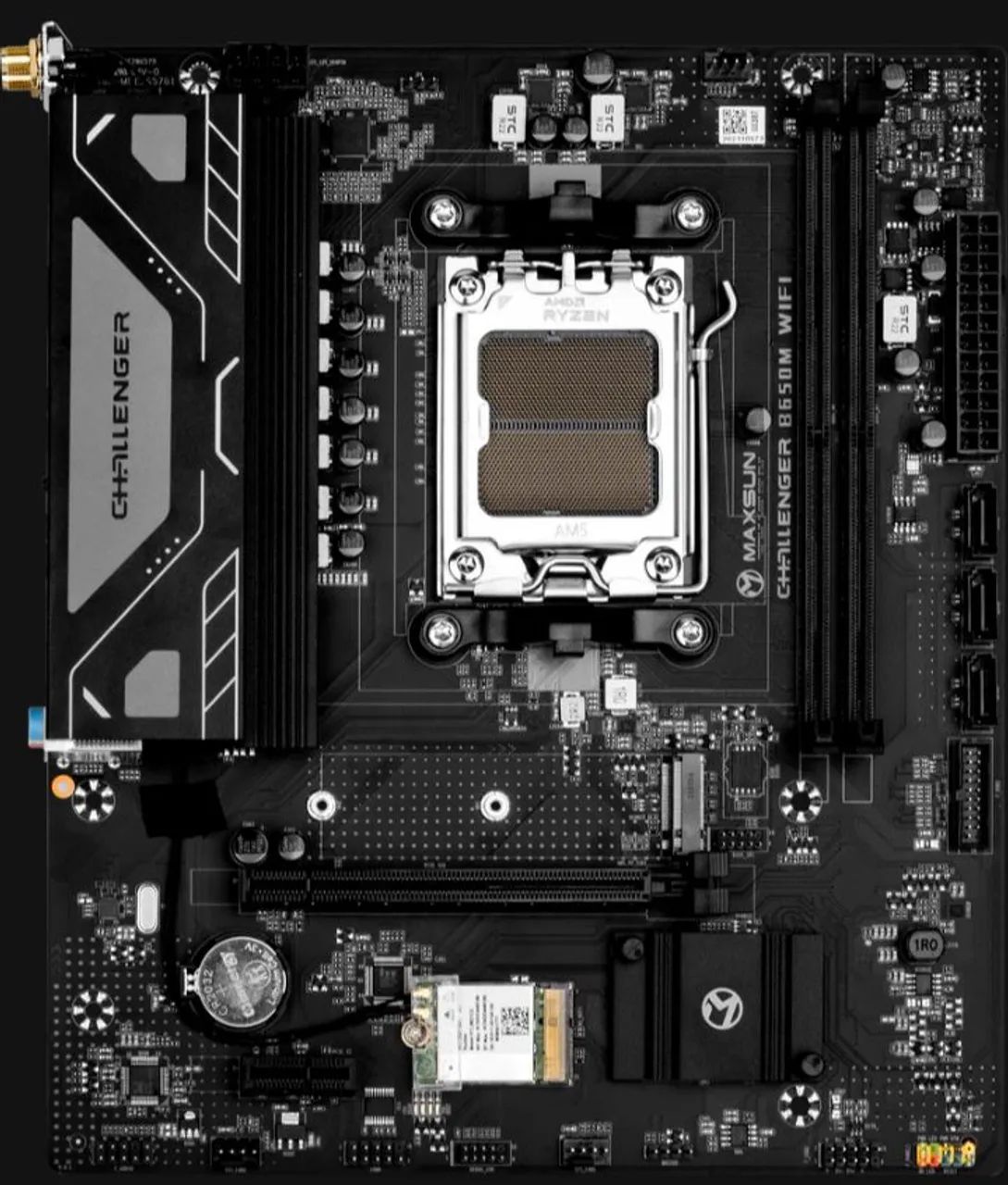 Placa mãe AM5 B650M Wi-fi Maxsun Lacrada - Foto 2