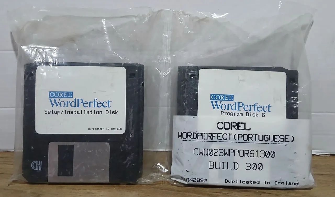 kit com 12 disquetes Corel wordperfect  - Foto 5
