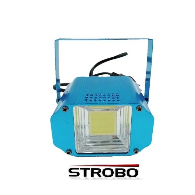Strobo Room Led Luz Branca Xênon 20w Mini Laser Rgb Dj