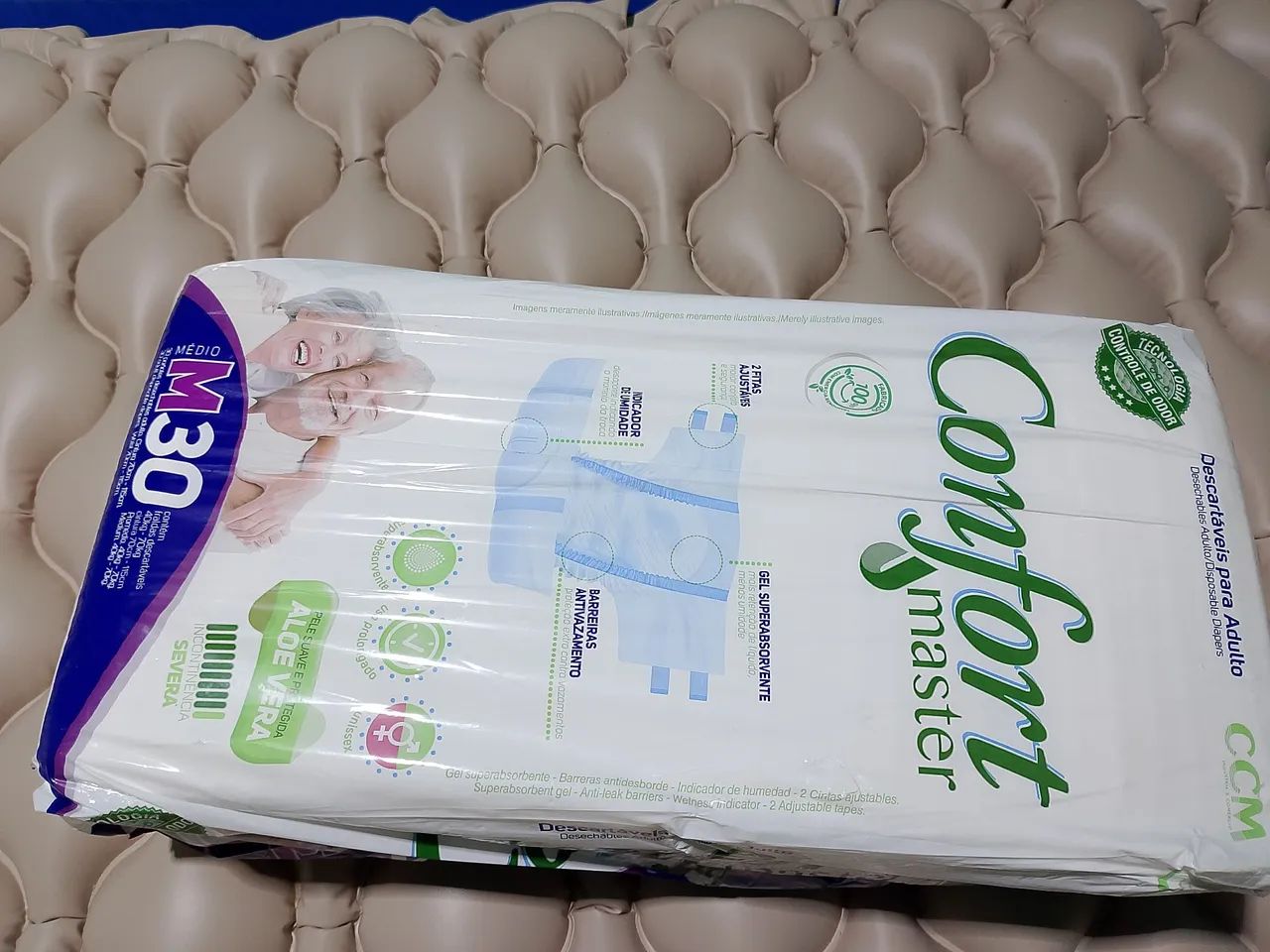 Fraldas para Adultos Wellness Confort M 30 Unidades (R$40,00) - Foto 4