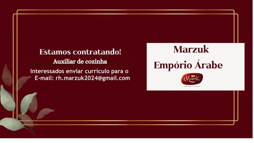 ESTAMOS CONTRATANDO AUX DE COZINHA (SUDOESTE/ASA NORTE/ASA SUL)