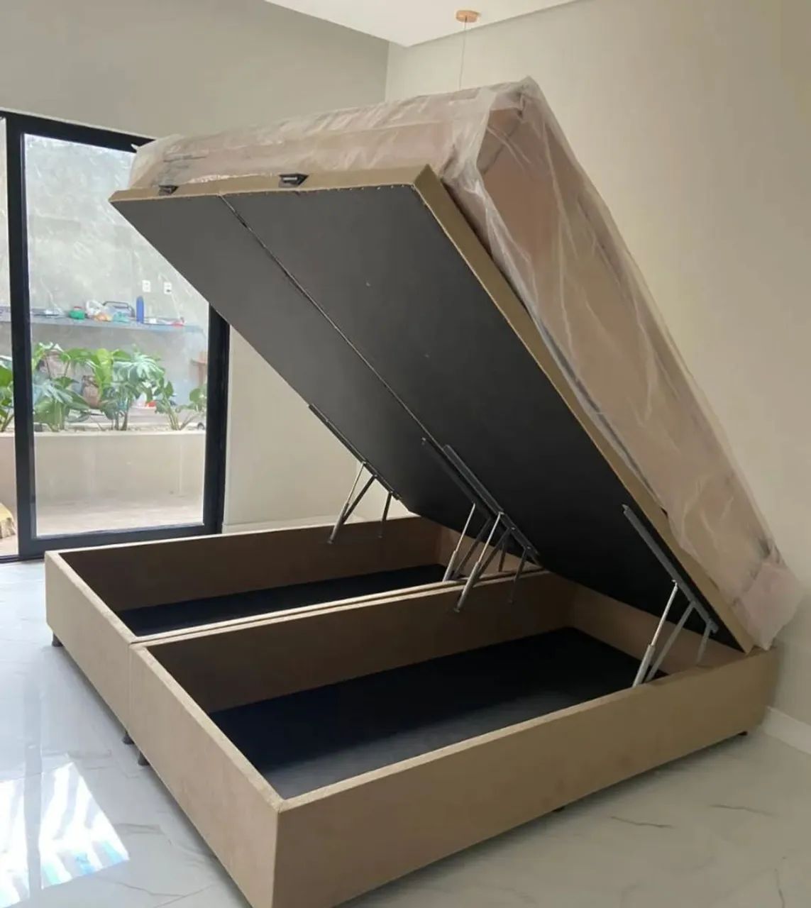 Cama Box Baú Queen com Amplo Espaço Interno - Foto 3