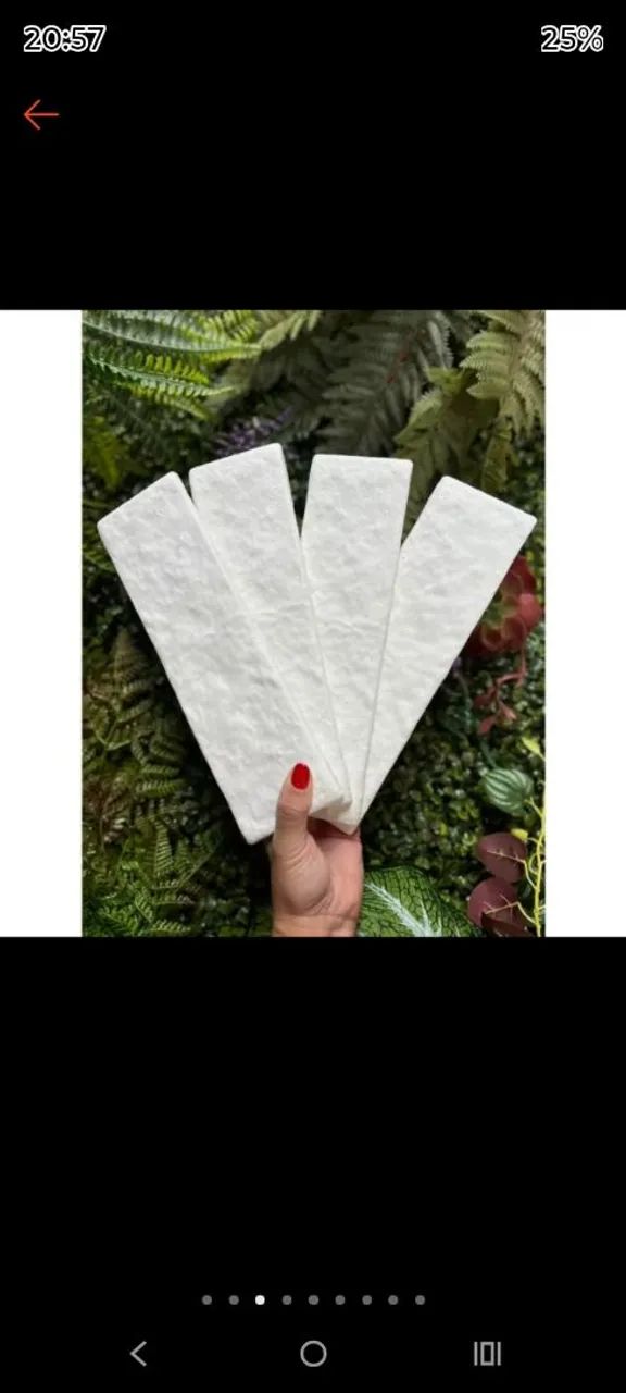 Revestimento de gesso 3d modelo tijolinho rústico rockface para Ambientes Sofisticados - Foto 5