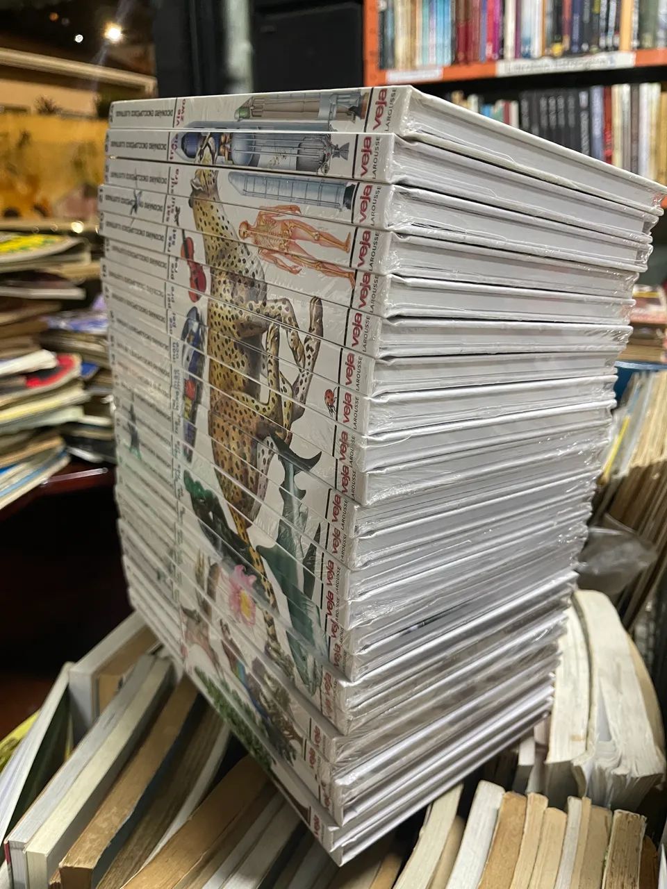 Dicionário enciclopédico ilustrado veja Larousse 24 volumes completa - Foto 2