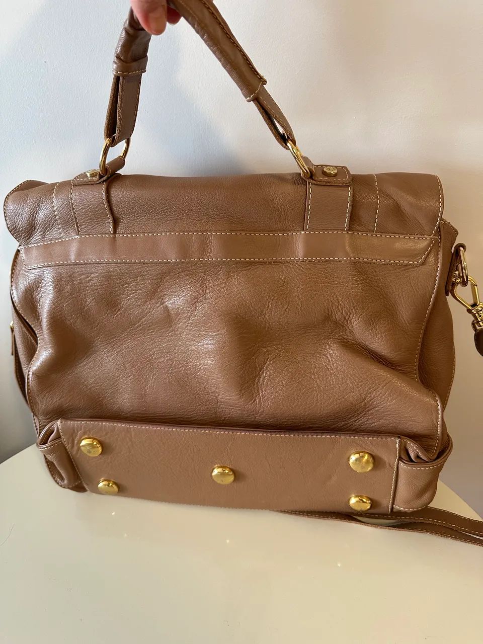 Bolsa de couro Carmen Steffens - Foto 4