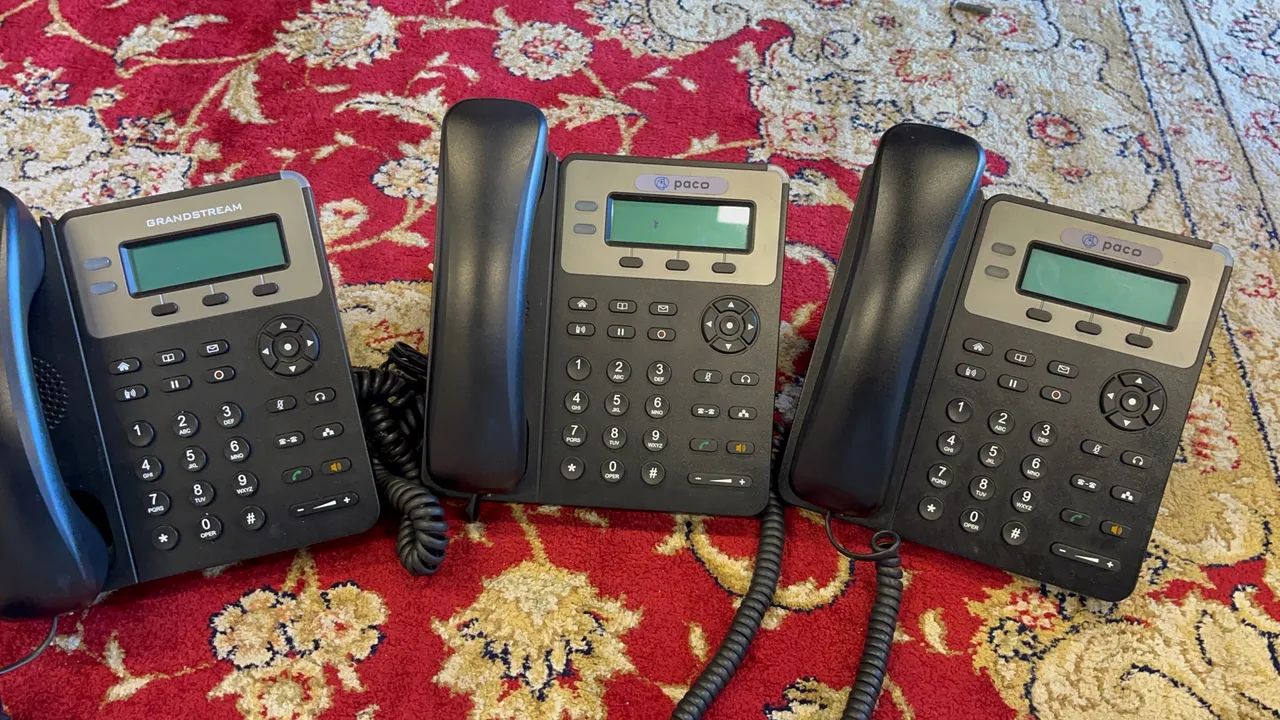 Telefones IP Grandstream e Paco