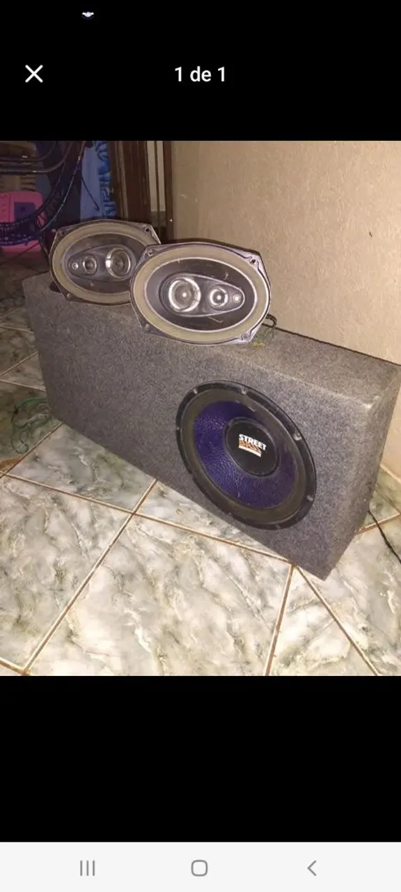 Caixa de Som Automotiva Street Bass