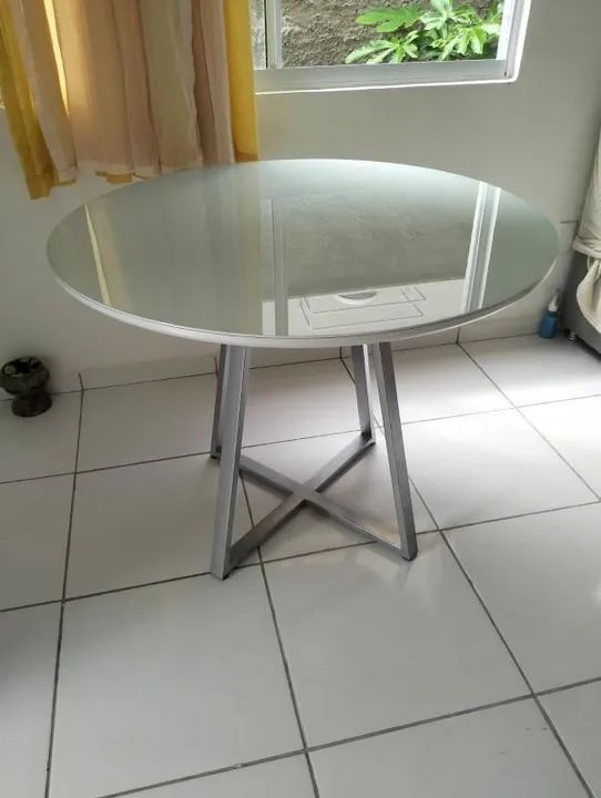 Mesa de vidro redonda ? - Foto 4