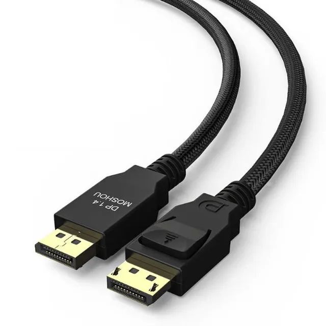 Cabo Displayport 1.4 8k 60 4k 144 Nvidia G-sync 1,5m Moshou - Foto 4