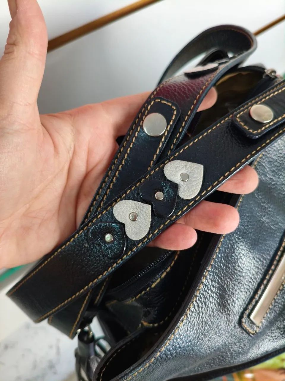 BOLSA CLARINHA ANANDRA SEMI-NOVA - Foto 6