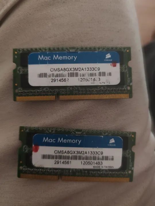 Memória RAM Corsair 8GB DDR3 1333MHz