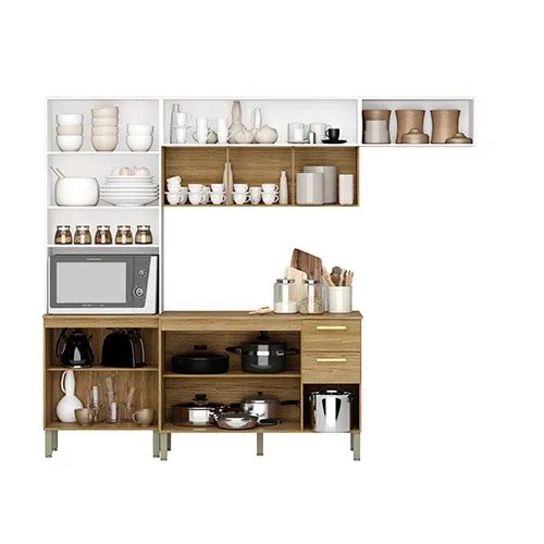 Cozinha 12 Portas + Balcão - Modernidade e Funcionalidade - Foto 5