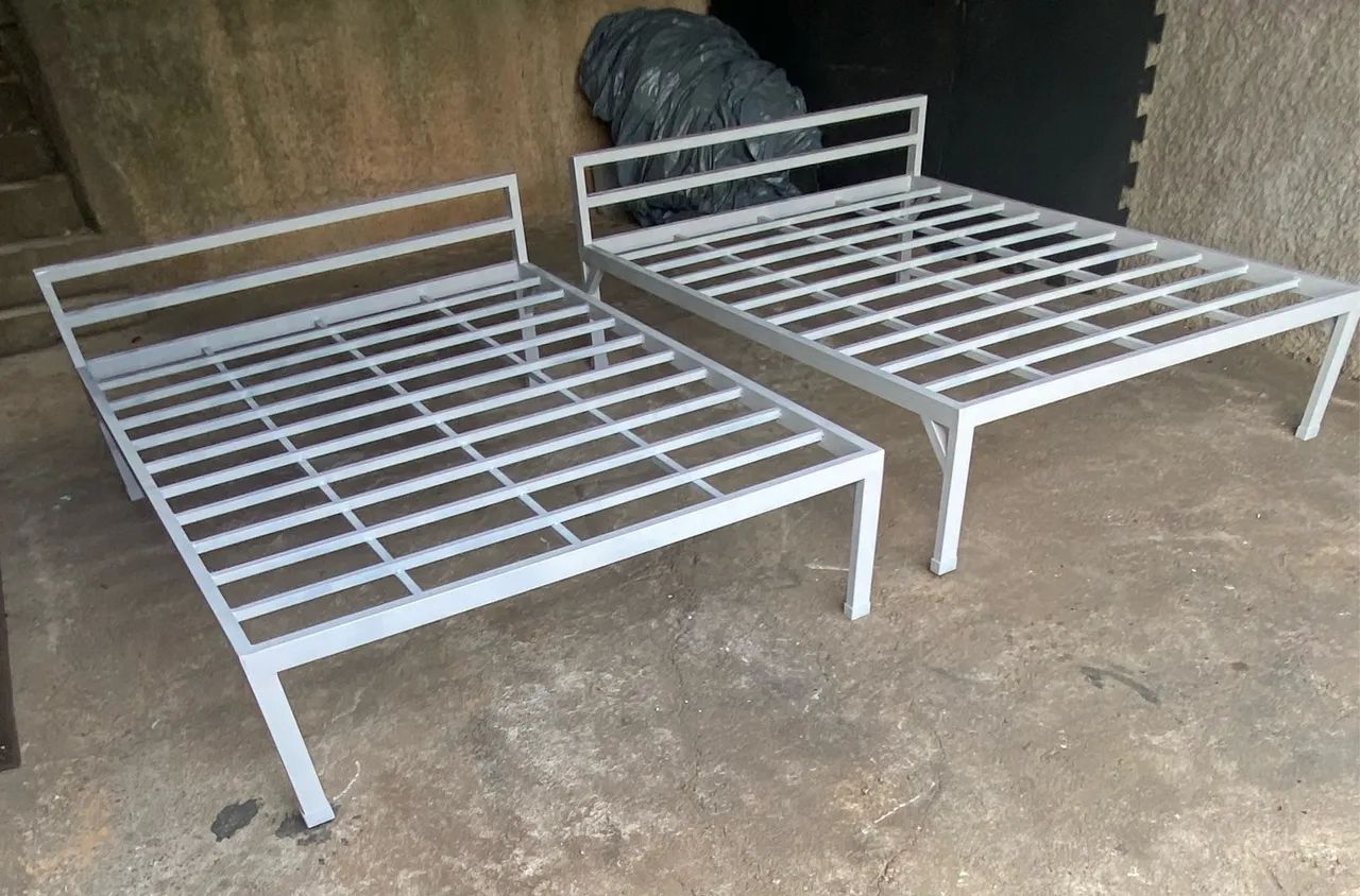 Cama de casal estilo industrial - Foto 3