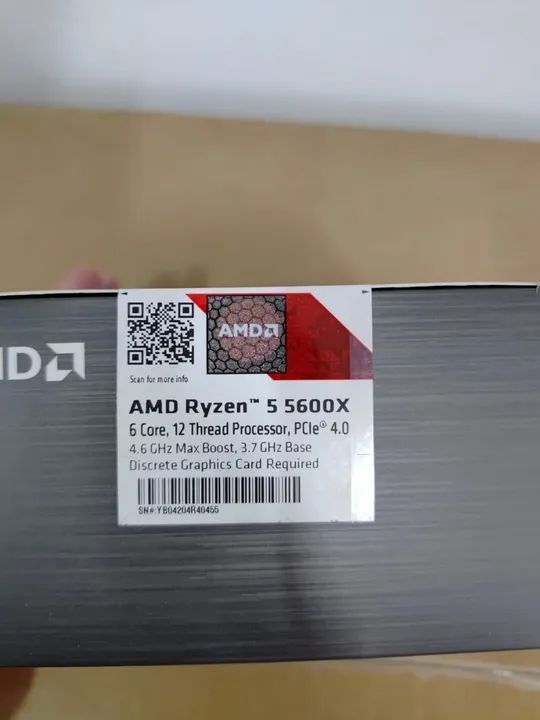 [NOVO] Ryzen 5 5600X - Foto 3