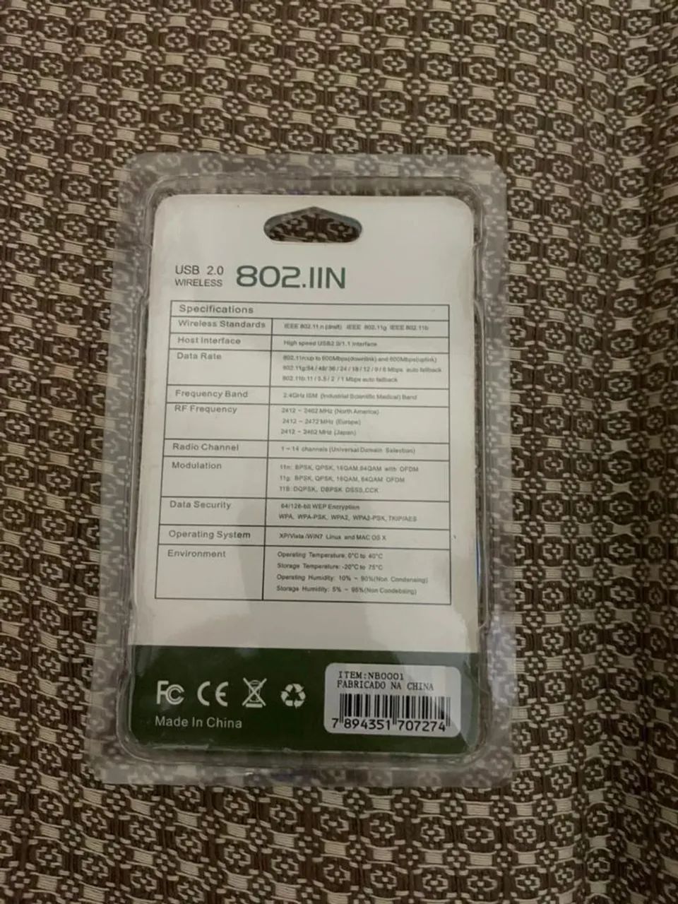 Adaptador USB Wireless 802.11N 600Mbps - Foto 4