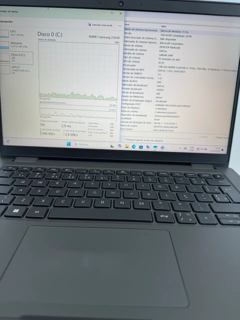 Notebook Dell Latitude 3440 - i5 13ª Geração | 16GB RAM - Foto 5