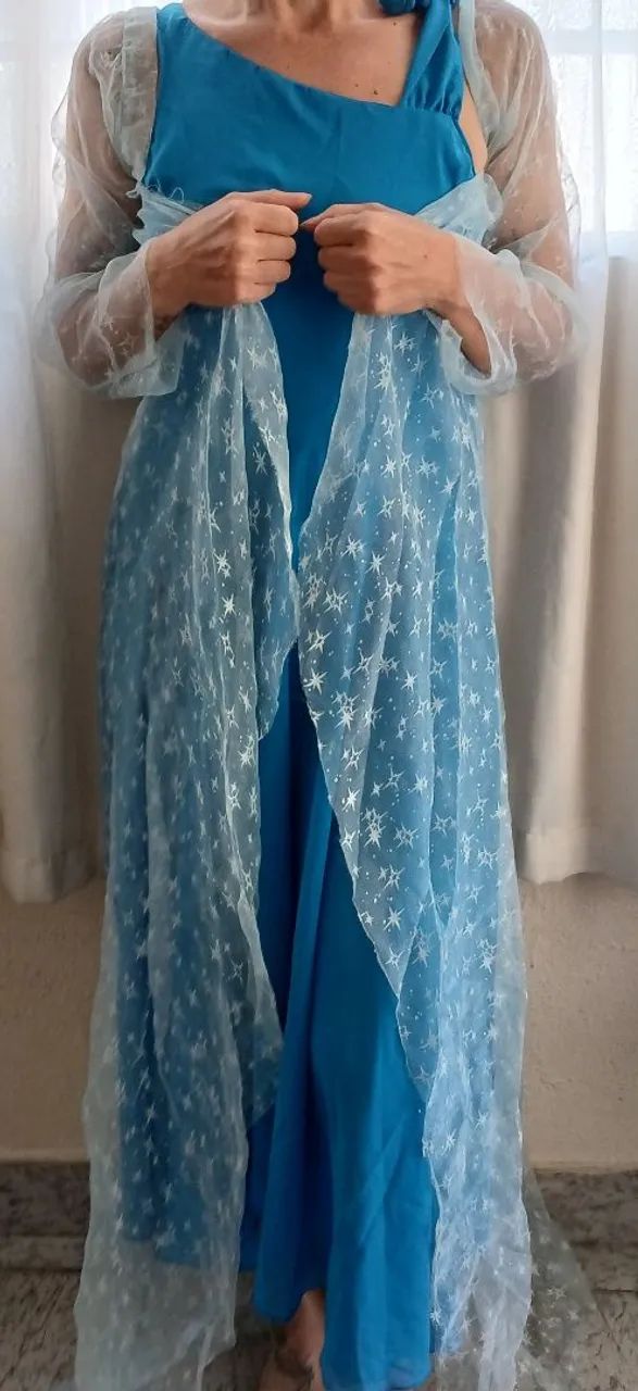 Vestido Elsa Frozen