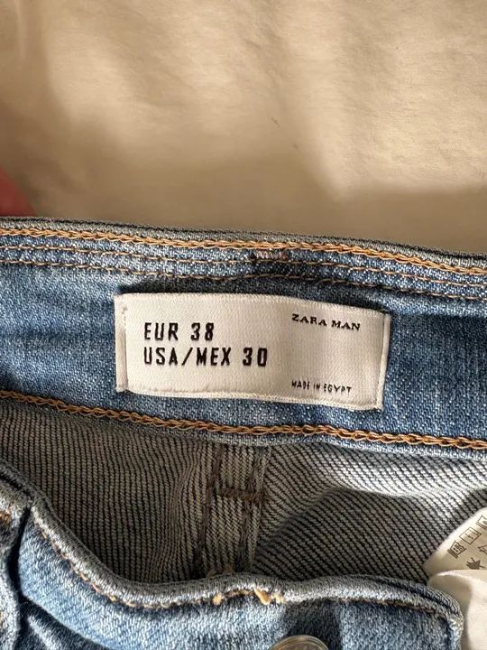 Calça Jeans Destroyed Zara Man - Foto 2